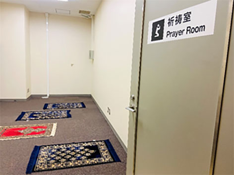 祈祷部屋の整備