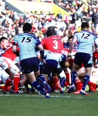 Kobelco Steelers Dominate First-Ever Official Rugby Match Attended by Emperor