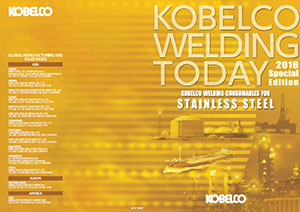 KOBELCO WELDING TODAY SPECIAL EDITION STAINLESS STEEL