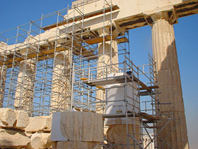 パルテノン神殿（補修部材、屋根材）