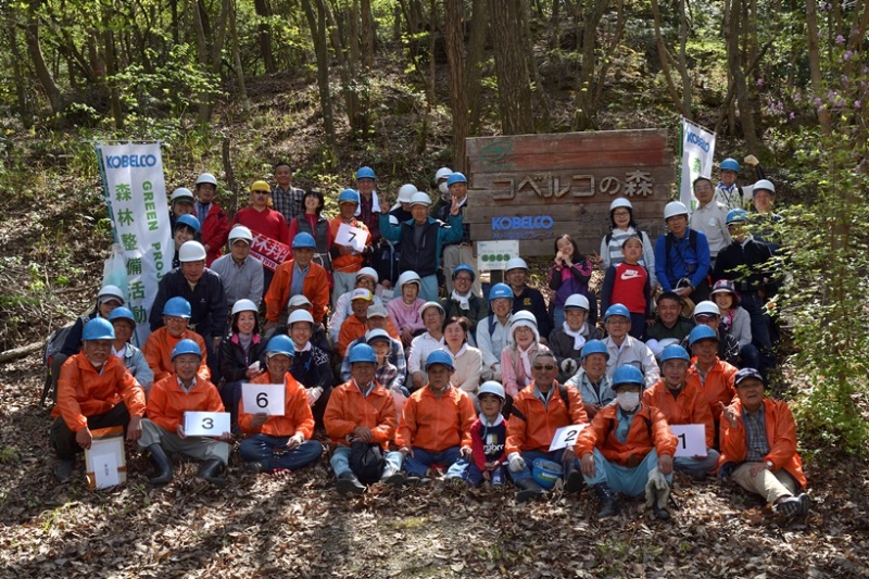 2019年度　春季森林整備活動のイメージ