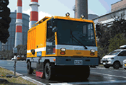Introduction of large road-cleaning vehicles