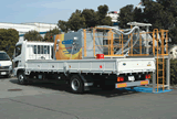 Truck carrying thermal energy storage unit