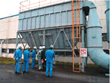 Joint on-site survey (Dust collector at Saijo Plant)