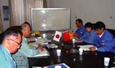 An onsite meeting (Tangshan, China)