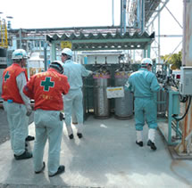 Disaster prevention inspection at Daian Plant