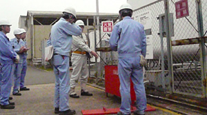 Disaster prevention inspection at Kobelco Eco-Solutions (Harima Plant)