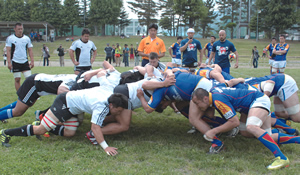 Joint practice with the Kamaishi Seawaves RFC