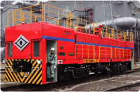 Diesel locomotive with anti-idling feature
