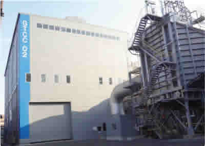 Exterior of the second GTCC power plant, which recently went into operation