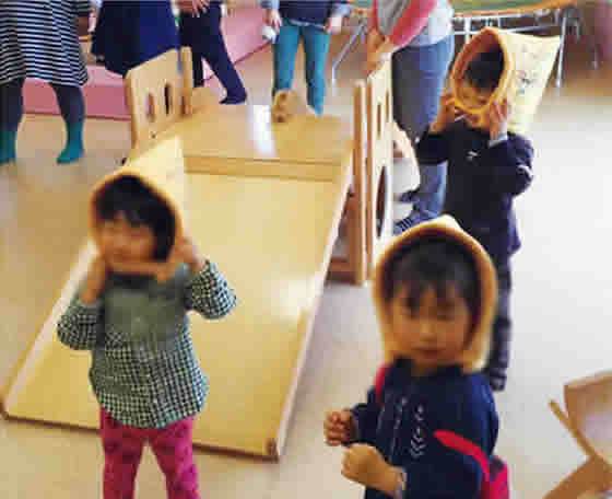 Emergency supplies and play equipment for childcare centers in Inabe, Mie Prefecture (Daian Plant)