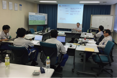 Energy conservation study workshop at Fukuchiyama Plant