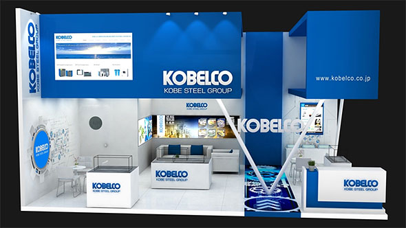 Image of the KOBELCO stand