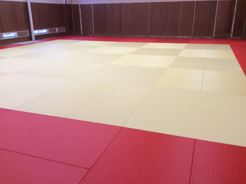 Judo tatami mat made with KENIFINE™ powder
