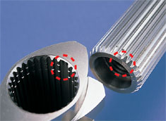 Matching screw element and screw shaft phases 
