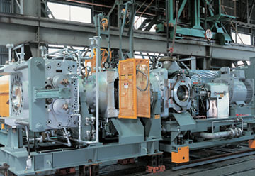 Gear pump/Screen changer/Underwater hot cut pelletizer