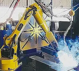 Compact Structural Steel Connection Welding Robot System