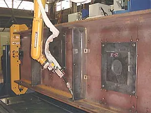 Structural Beam Welding Robot System