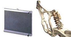 Radiator, Bike frame