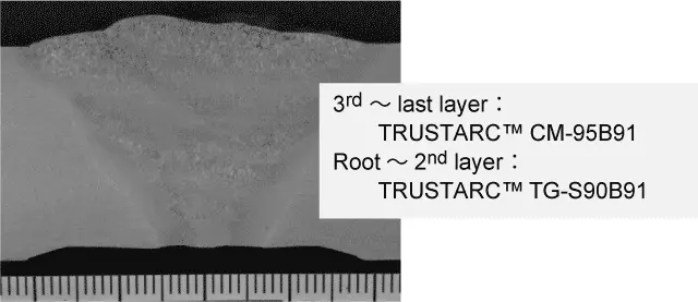 3rd ~ last layer : TRUSTARC™ CM-95B91 Root ~ 2nd layer : TRUSTARC™ TG-S90B91