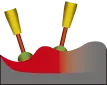 Ultra high current MAG welding process