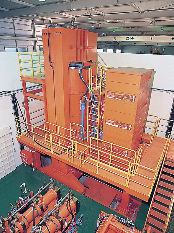 File photo of a large Kobe Steel hot isostatic press