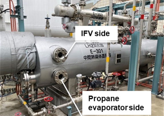 Intermediate fluid vaporizer (IFV)