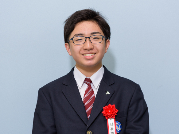 藤谷 慶次さん（中学1年）