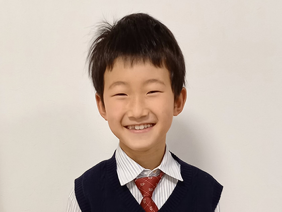 杉山侑也さん（小学2年）