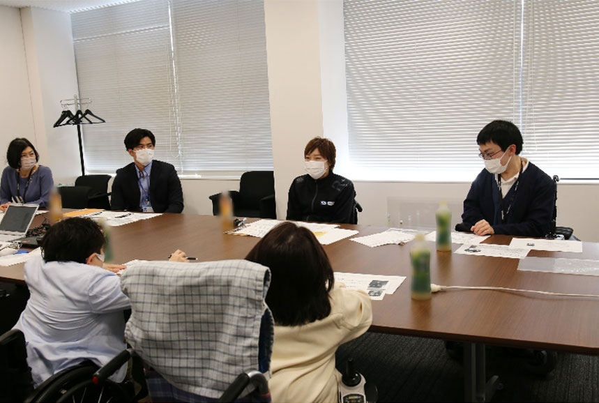 倉橋氏と当社従業員との交流