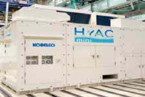 定置式水素ステーション向けコンプレッサーユニット「HyACシリーズ」