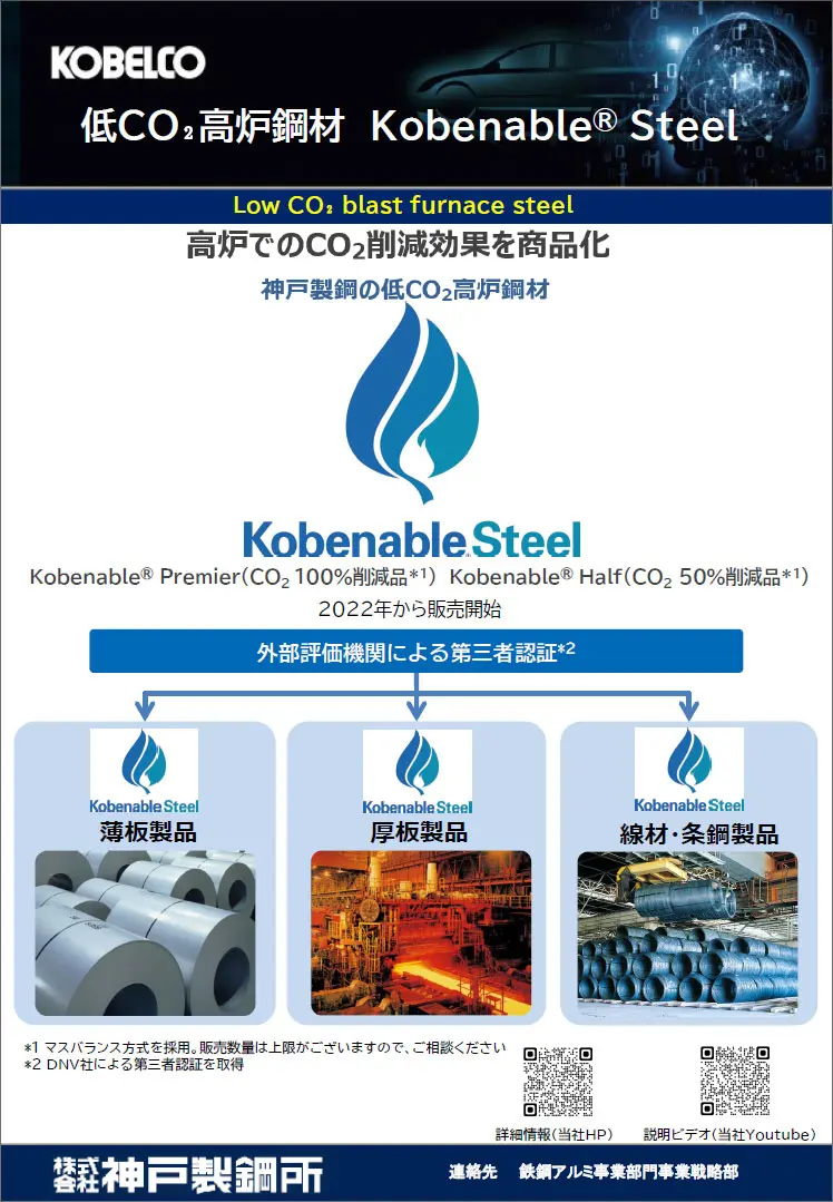 Kobenable® Steel　リーフレット