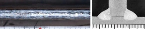 ビード外観およぼ形状一例 / Example of Bead Appearance and Macro Structure