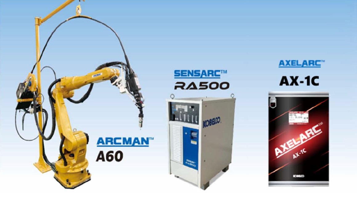 図：AXELARC™の溶接電流とワイヤ溶融速度