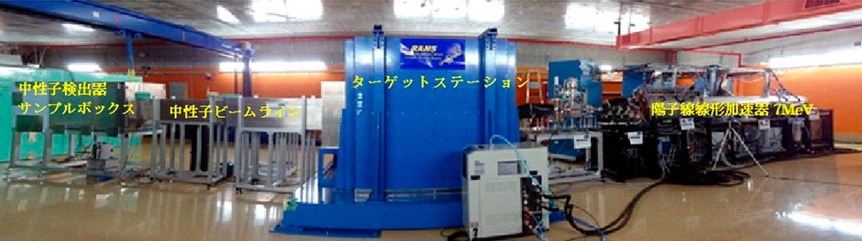 図1　理研小型中性子源システムRANS（ランズ）の装置全景