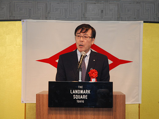 山口神鋼社長　祝辞