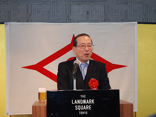 村瀬会長　挨拶・乾杯音頭