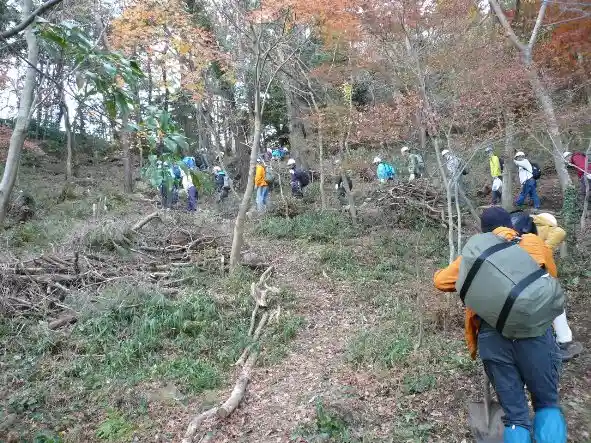 全員が作業歩道を通って帰路につきました