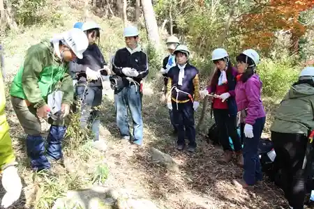 活動前の班別ミーティング