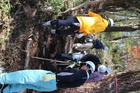 階段整備中