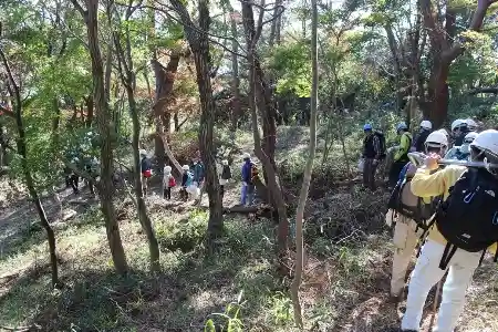新設した作業道を通って帰路につきました。
