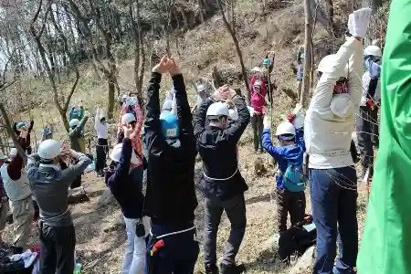 活動前のストレッチ体操