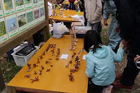 丸太切り競争の景品です