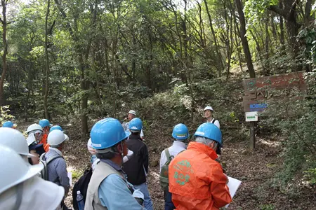 オリエンテーションで三木山森林公園様よりあいさつ
