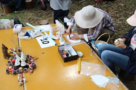クレイクラフト制作中
