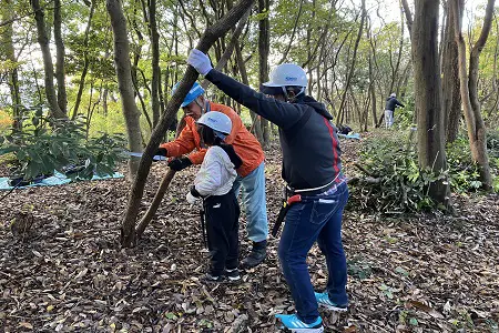 子どもも頑張った