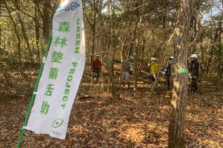 実習状況（樹木調査）