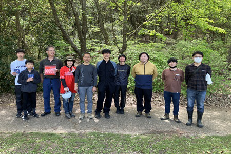 丸太切り競争に参加していただいた皆さん