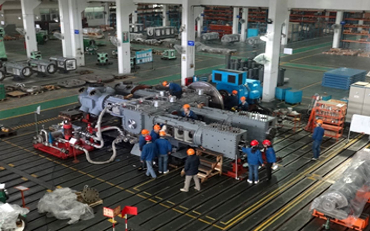 Inside view of Wuxi Compressor’s plant
